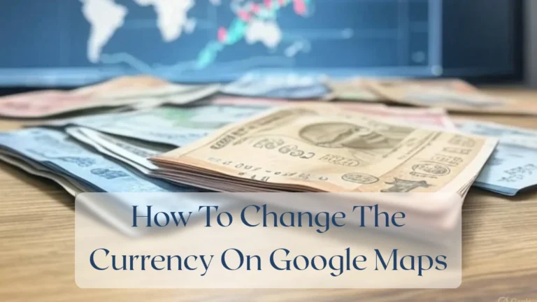 How To Change The Currency On Google Maps - Currency Featured Image