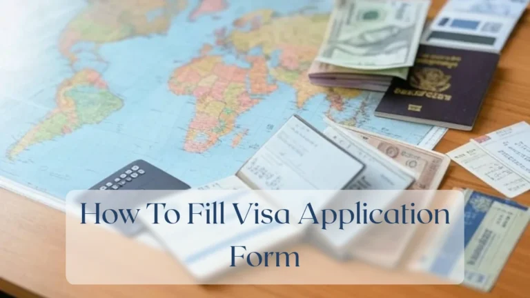How To Fill Visa Application Form - Travel Finance Featured Image
