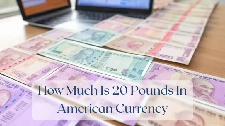 How Much Is 20 Pounds In American Currency - Currency Featured Image