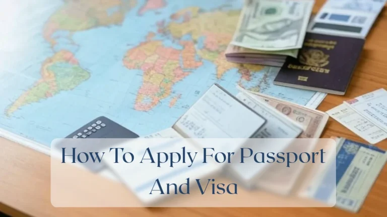 How To Apply For Passport And Visa - Travel Finance Featured Image