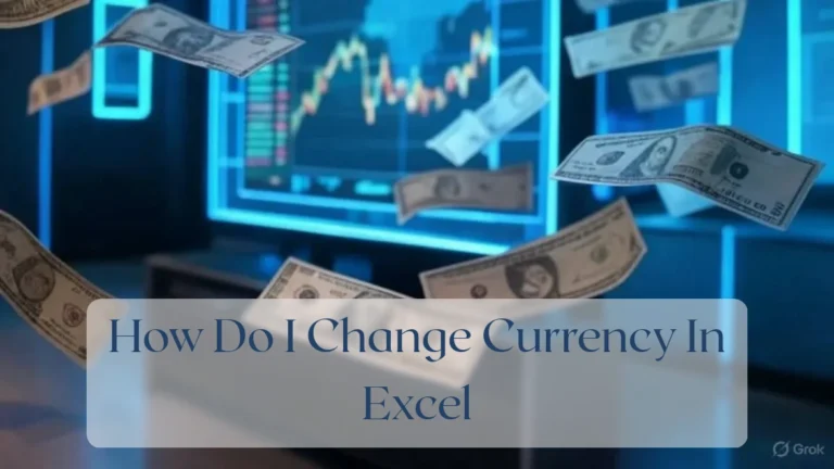 How Do I Change Currency In Excel - Currency Featured Image
