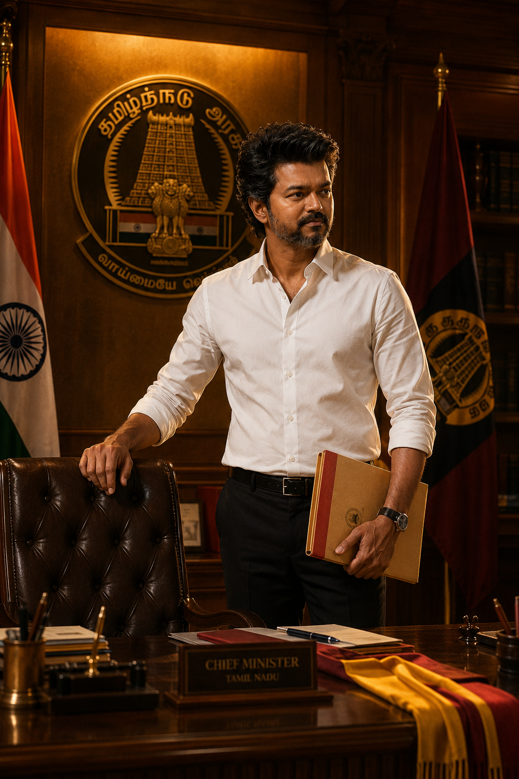 Vijay CM Portrait Cinematic Thriller
