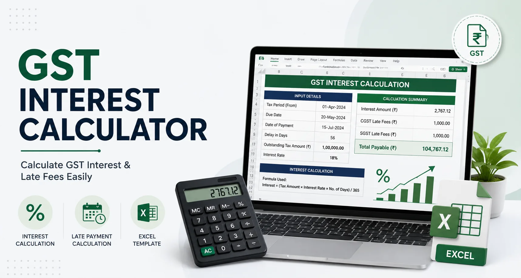 GST Late Payment Interest Calculator