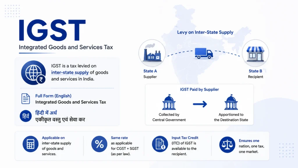 IGST Full Form Meaning, Applicability